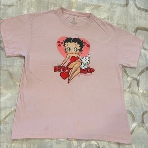 BETTY BOOP GRAPHIC T SHIRT